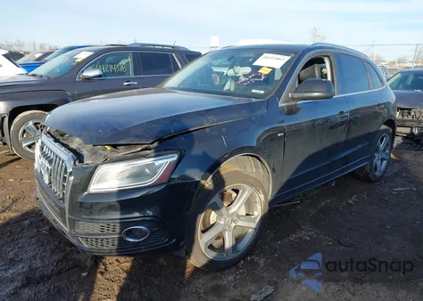2014 Audi Q5 3.0T Premium Plus из США, поврежденный, VIN WA1WGAFP3EA002093
